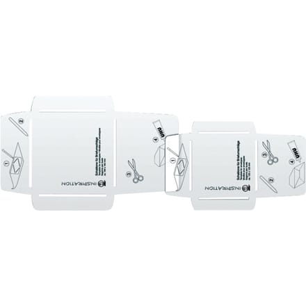 Couverteer stencil set "Vierkant", 2 stuks.