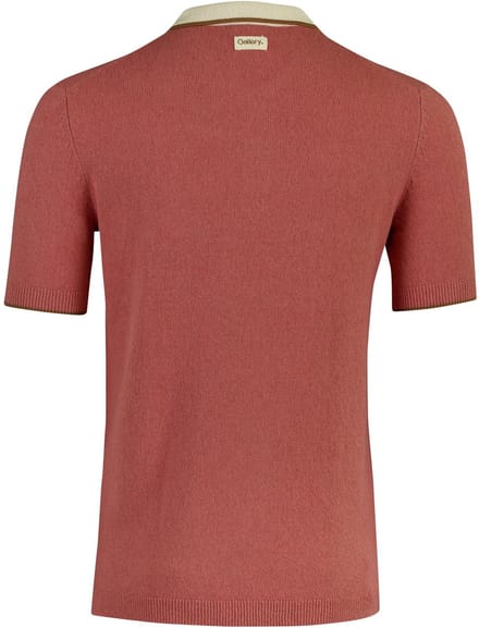Mos Mosh poloshirt rood katoen stretch