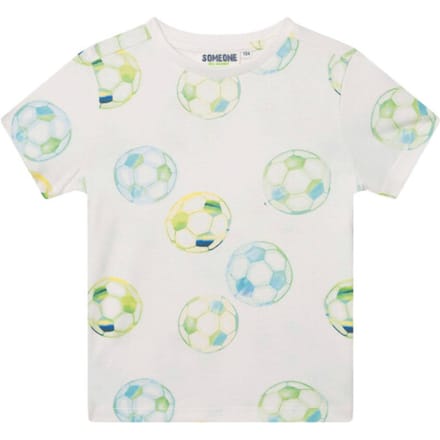 Someone DIRK-SB-02-H Jongens T-shirt - ECRU