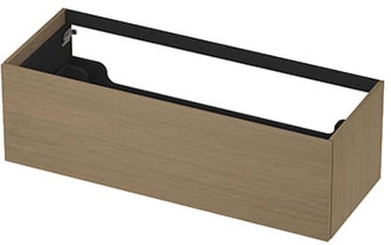 INK - Onderkast 1 Lade Push 2 Open Decor - 1200x450x376 Mm - Olijf Eiken