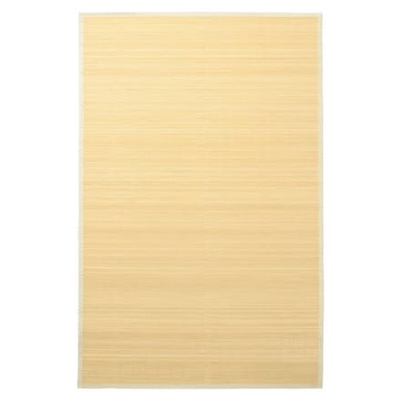 vidaXL - Tapijt - 100x160 - cm - bamboe - natuurlijk
