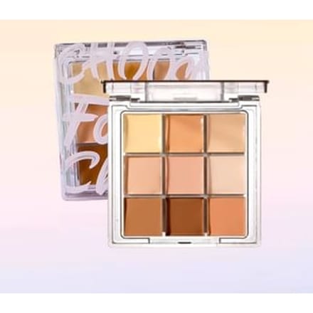 xixi - 9 Colors Concealer Palette - Brown #2 Flawless Adjustment