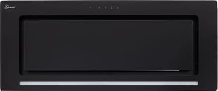 GURARI plafondluik GCH E 217 90 BL PRIME N+Koolfilter, Afzuigkap 90 cm, zwart glas, 1000m³/h