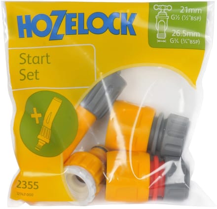 Hozelock - Starterset Tuinsproeier en Koppelstukken - Geel
