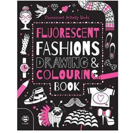 Fluorescent Fashions Drawing & Colouring Book - Vicky Barker