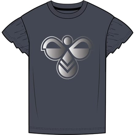 Meisjes T-shirt met ruffles Hummel