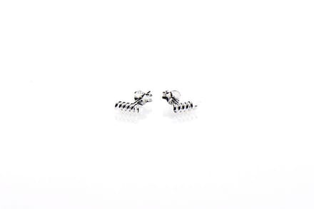 Karma Oorbellen Spiral Zilver