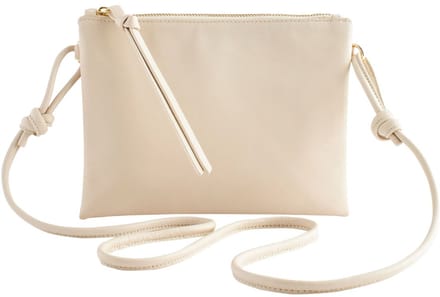 Next - Dames - Leren crossbodytas - Crème