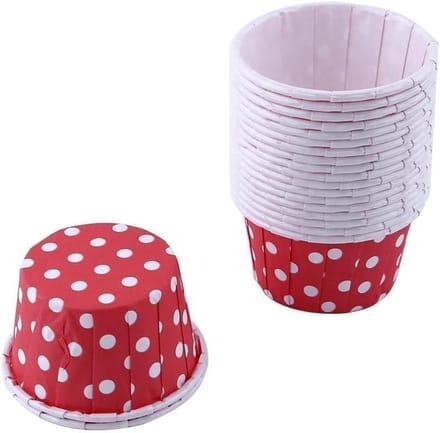 100 Stuks Mini Papieren Cupcake Vormpjes - Ideaal voor Muffins, Taartjes en Desserts