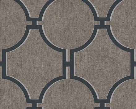 ARTDECO BEHANG - Bruin Grijs Zwart - AS Creation Elegance 5
