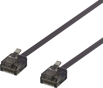 Deltaco UUTP-2047 netwerkkabel Zwart 2 m Cat6a U/UTP (UTP)