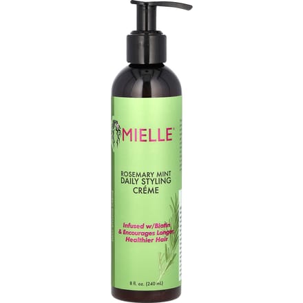 Mielle, Dagelijkse Styling Crème, Rozemarijn Munt, 8 fl oz (240 ml) beige