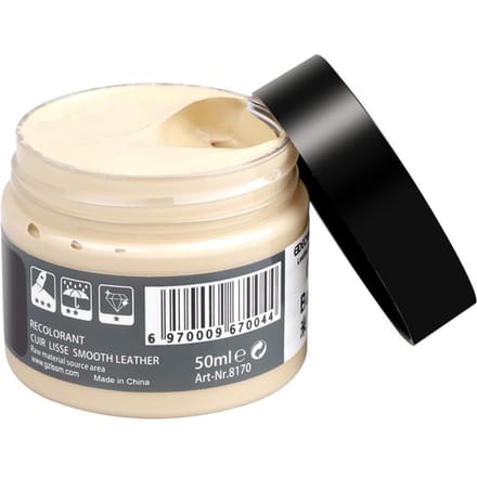 Crème réparatrice pour cuir, 50 ml, baume colorant pour siège auto et canapé beige