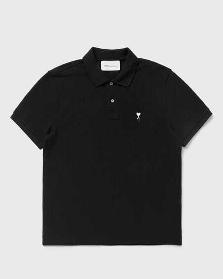 CONTRASTED AMI DE COEUR POLO SHIRT