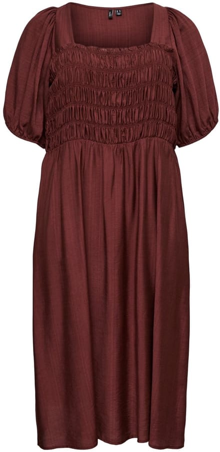 Vero Moda Curve Gesmokte jurk VMCNORI Lange jurk