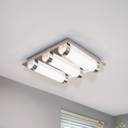 EGLO Tolorico Plafond- en Wandlamp - LED - 35 cm - Chroom