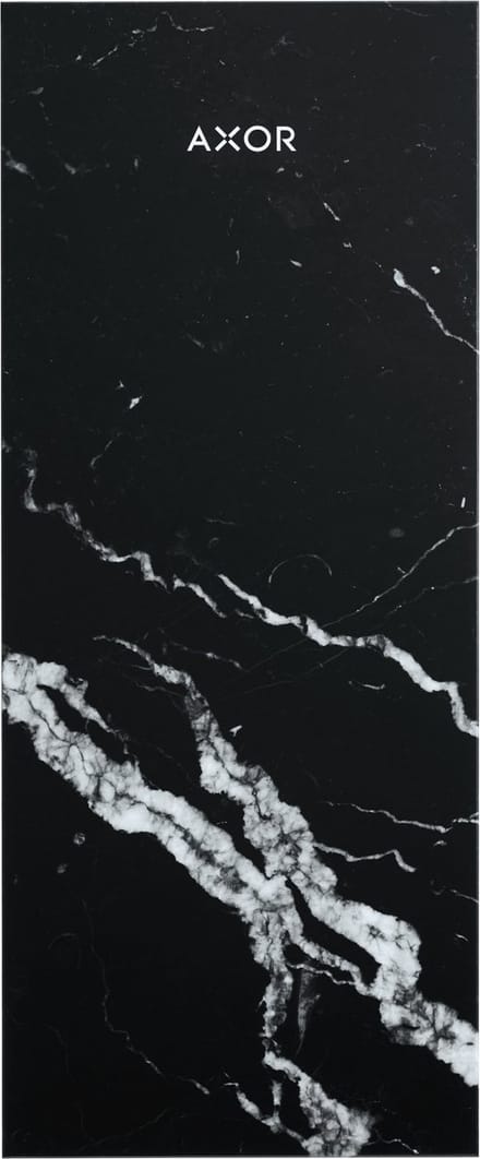 Axor MyEdition - Afdekplaat 120 mm, zwart marmer 47915000