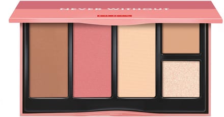 Never Without All In One Face Palettte 002 Medium Skin 15.2 g – Face Palette, Multi-Functional, For Women, Medium Skin, Suitable For Daily Makeup