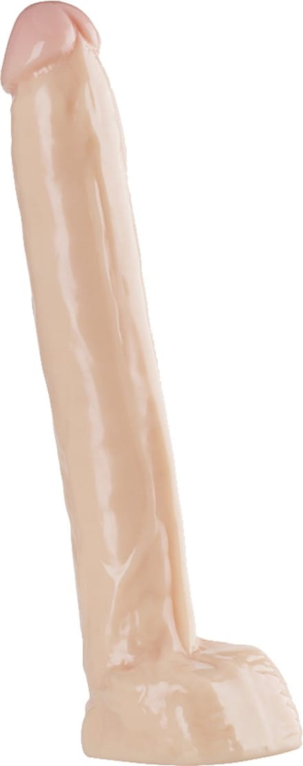Being Fetish - PVC Dildo - 29 cm – Lichte huidskleur