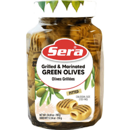 Sera Izgara Yesil Zeytin 700g (Gegrilde Olijven)