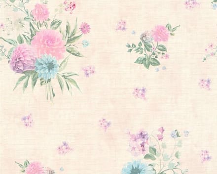 BLOEMEN BEHANG - Meerkleurig Roze - AS Creation DJOOZ 2