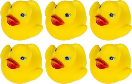 Duckiez badeendjes - 36x st - geel - 5,5 cm - badspeelgoed - Speelgoed - Badspeeltjes - Badeendjes