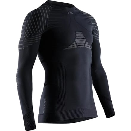 X-Bionic Invent 4.0 Functioneel Shirt Lange Mouw Heren - Zwart/Antraciet - Maat L