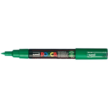 Posca marker met conische punt schrijfdikte extra-fijn donkergroen