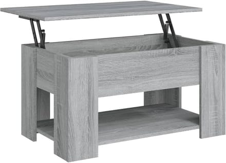 Moderne Salontafel 79x49x41 cm Bewerkt Hout Sonoma Eiken
