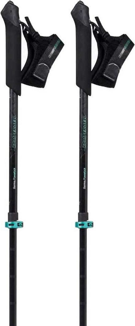 Komperdell Sarma Powerlock Stokken Zwart 105-125 cm