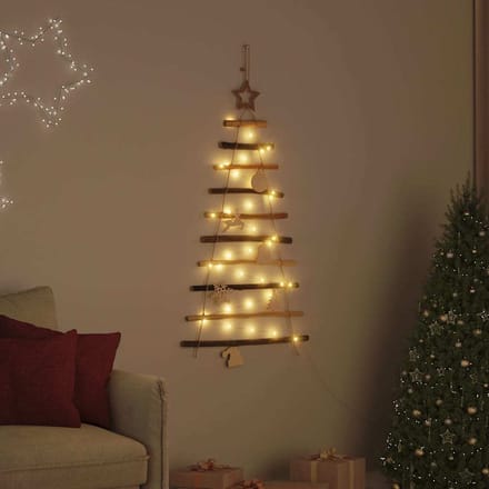 vidaXL Kerstboom Naturel 90 cm Massief essenhout