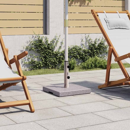 vidaXL - Parasolvoet - Graniet - 20 - kg - vierkant