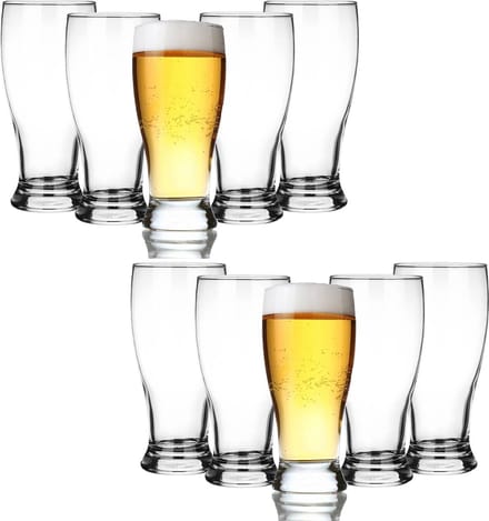Glasmark Bierglazen - 12x - fluitje - 500 ml - glas - speciaal bier