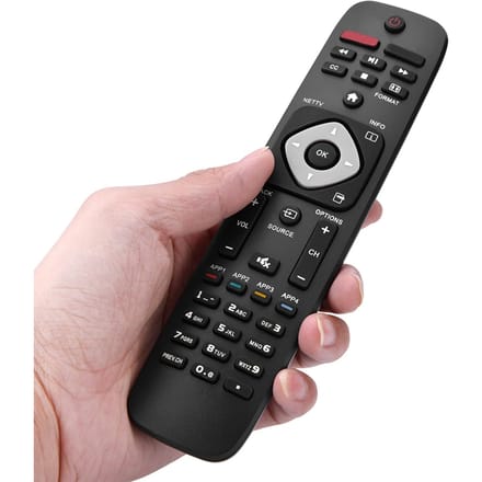 Télécommande universelle de remplacement pour téléviseur Philips URMT39JHG003 gray