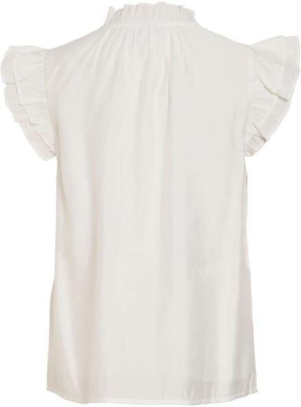 VILA - VIANU S/L V-NECK TOP/RN - Dames - Blouses