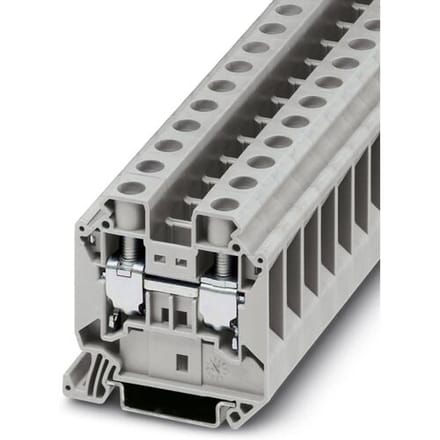 Phoenix Contact 3044199 Doorgangsserieklem 12.2 mm Schroeven Grijs 50 stuk(s) Piece