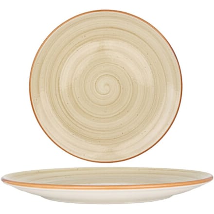 Bonna Dinerbord - Aura Terrain - Porselein - 27 cm - set van 6