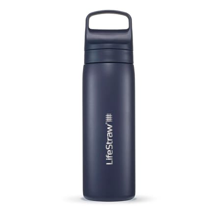 LifeStraw Go 2.0 Stainless Steel Water Filter Bottle - 500 ml - Aegean Sea Blue