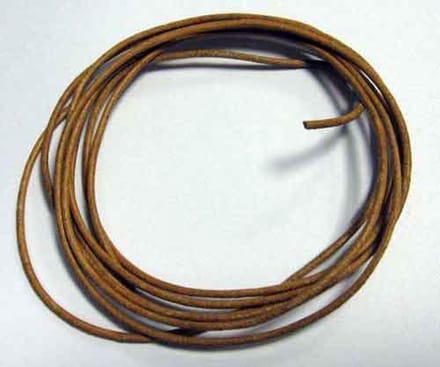 Leren Koord - Natural - 2mm - 5x2meter - Echt Leer!! - Totaal 10 Meter
