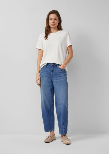 s.Oliver - female - Enkeljeans / Regular fit / Hoge taille / Halflange pijp