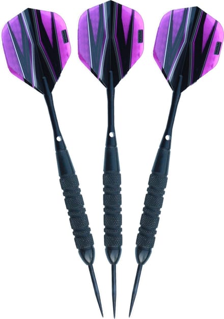 ABC Darts - Pentathlon Steeltip Zwarte Dartpijlen Raven - 23 gram