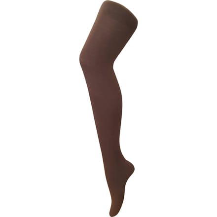 Dames 80 denier ondoorzichtige effen gekleurde panty's - Bruin
