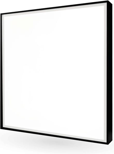 Ledvion - LED Paneel Opbouw 60x60CM - Zwart Light Weight Frame - Opbouwarmatuur