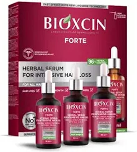 Bioxcin Forte - Kruiden Haarserum - 3x50ml - Tegen Haaruitval - Unisex