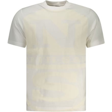 North Sails Bianco Katoenen Heren T-Shirt