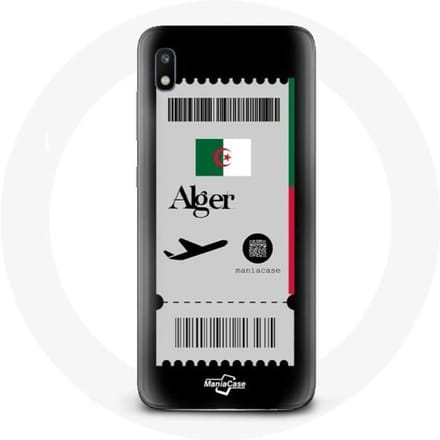 Hoesje voor Samsung Galaxy A10 Vliegticket Algiers