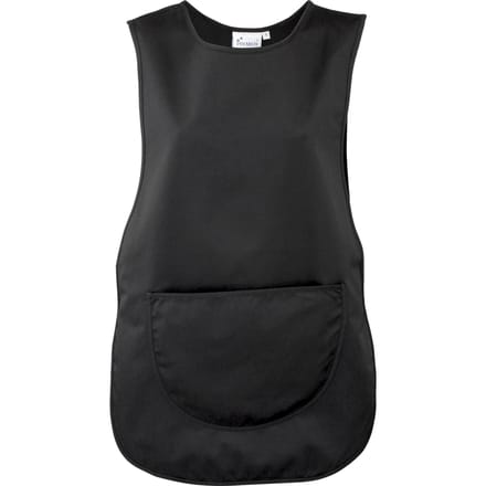 Premier Dames / Dames Pocket Tabard / Werkkleding (Pakket van 2) (Zwart)