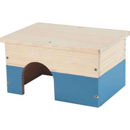 Zolux neolife houten huisje cavia blauw