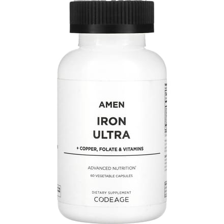 Codeage, Amen, Iron Ultra, 60 Veggie Capsules