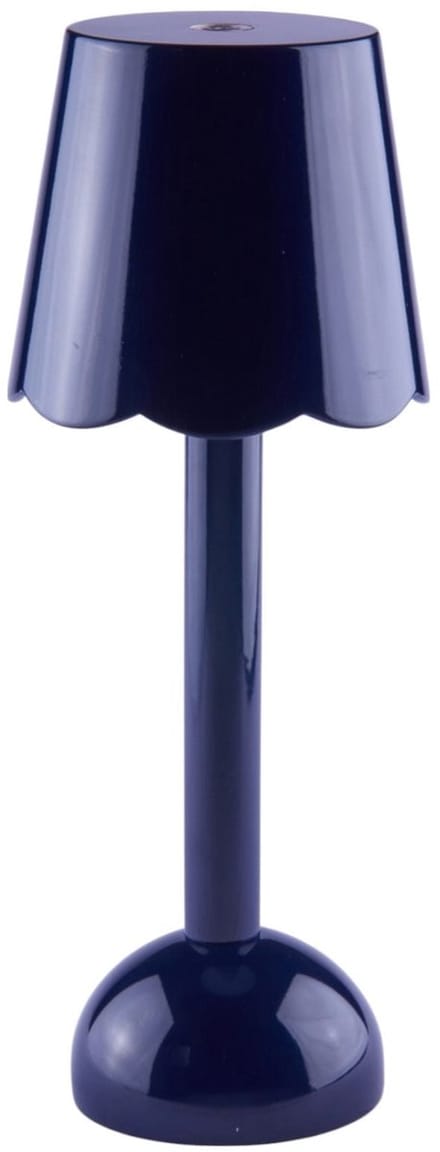 Addison Ross - Scallop LED tafellamp 28cm Navy - Tafellampen